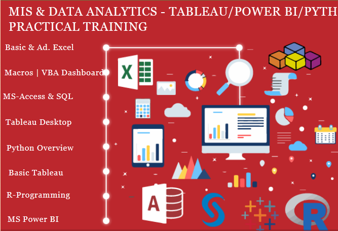 Mis Institute In Uttam Nagar, Delhi, Noida, Ghaziabad, Sla Institute, Excel, Vba, Sql, Power Bi, Tableau Certification, 100% Job